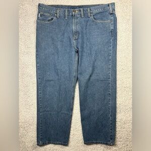 Carhartt Jeans Mens 44 x 28 Straight Leg Relaxed Fit Vintage Style B460 DPS Work